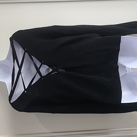 SHEIN Black Acrylic Sweater Small - Picture 3 of 7